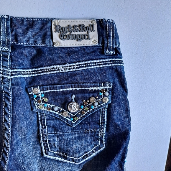 Rock & Roll Cowgirl Bootcut Jeans - Picture 1 of 9